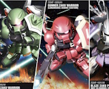 BB Senshi ZGMF Zaku Series Set