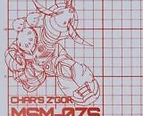 Gundam Stationery 12: Cutter Mat A4 Char's Z'gok