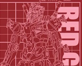 Mobile Suit Gundam GQuuuuuuX: Cutter Mat A4 Red Gundam